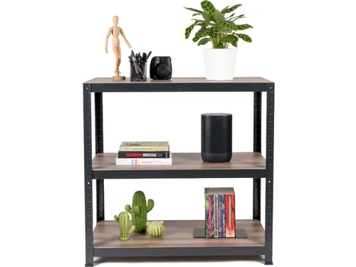Rek Home Table 175 kg 88x90x45cm 3 Legborden Zwart