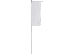 Vlaggenmast Alu Draagarm H Boven De Grond 10m Ø 100mm Cilindrisch