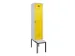 locker met bank,voor scheiding van kleding,HxBxD 2120x400x815mm,1vak