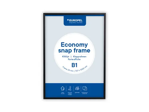 Kliklijst Europel Economy B1 25Mm Zwart