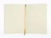 Carnet de croquis PU couverture rigide 80 feuilles A5 jaune ocre