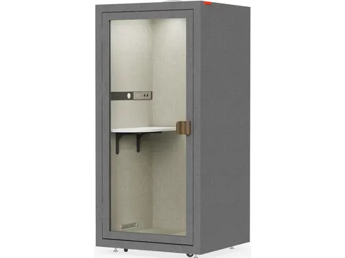Belcel 003 Akoestische Werkpod Grijs met Ventilatie