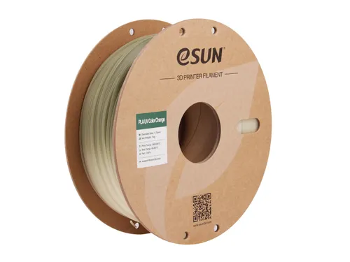 eSUN 3D printer Filament PLA-UV Color Change 1,75 mm Groen 1kg