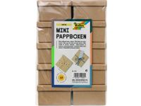 Kartonnen knutseldoosjes 75x75x45mm naturel