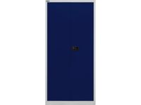 kantoorkast openslaande deuren 1950x914x400mm Stalen blauw grijs
