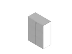 vitrinekast HxBxD 1232x900x450mm 2xhouten vloer 3 OH wit grijs