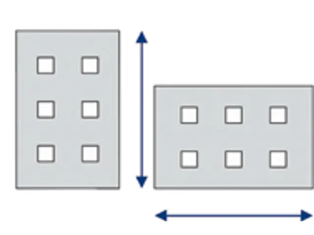 Geperforeerde Plaat Staalplaat Hxb 450x2000mm Ral 1023 Verkeersgeel
