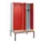 locker met bank,voor scheiding van kleding,HxBxD 2120x1200x815mm,4vak