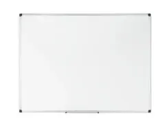 Whiteboard Quantore 90x120cm emaille magnetisch Voordeelbundel