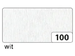 Crêpepapier Folia 50x250cm 10vel 100 wit