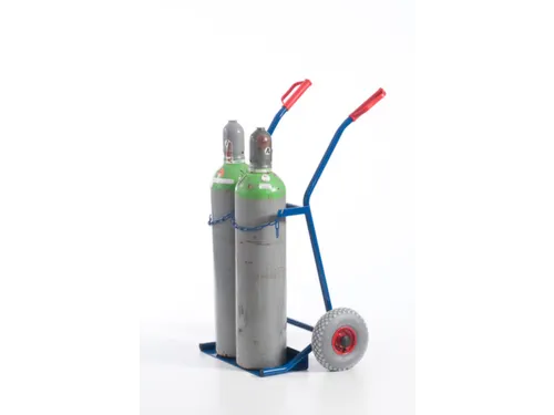 Flessenkar Draagvermogen 100Kg 2X20L-Fles Luchtbanden Ral5010 staal