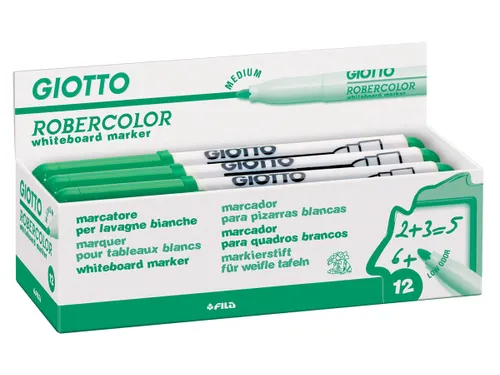 Robercolor whiteboardmarker medium ronde punt groen