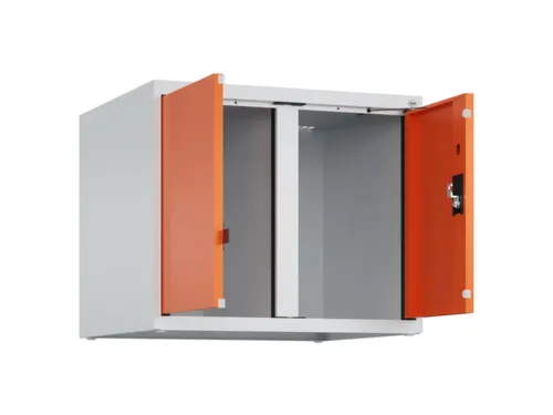 opzetkast,v. locker voor scheiding van kleding,2vak.,vak B 300mm