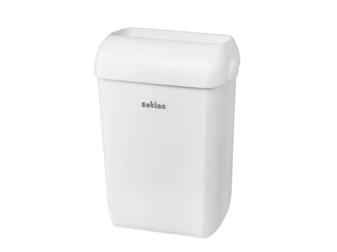 Afvalbak Satino open inworp 43 liter wit 332570