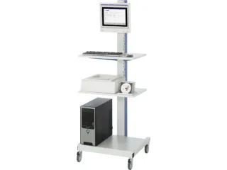 pc-station,HxBxD 1770x650x650mm,monitorhouder,3legborden - 1