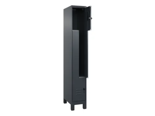 Z-garderobekast,HxBxD 1950x300x500mm,vak B 150/300mm,draaigrendel