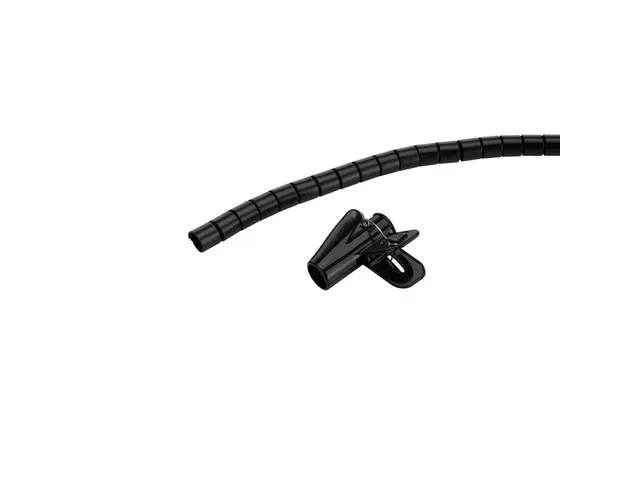 Kabelspiraal Neomounts voor 1-3 kabels 15mm universeel zwart