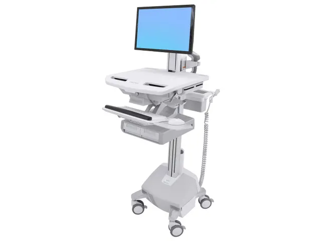 Medische Trolley StyleView Cart met LCD Pivot, LiFe Powered, 2 lades
