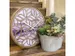 Wandklok Nextime dia 40cm Paars Hout Yogi