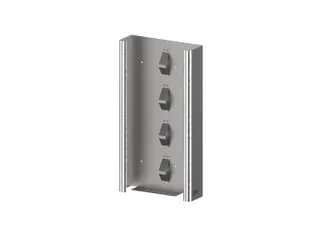 CMT Swoosh handschoendispenser Quattro in breedte verstelbaar RVS - 1