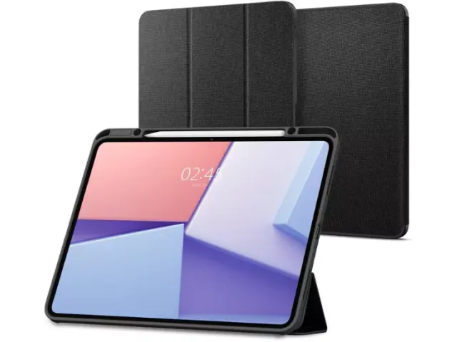 Spigen Urban Fit iPad Pro 2024 13 inch hoesje zwart