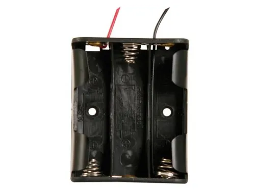 Batterijhouder Voor 3 x AA-CEL (Met Draden)