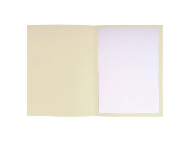 Pleidooimappen ""Voor/Tegen"" Versterkt Karton 25x32cm Ivoor