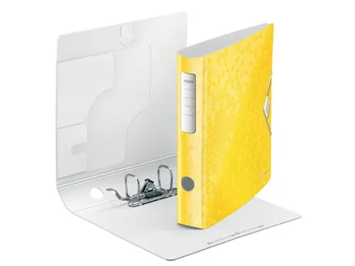 WOW ordner Active rug van 6,5 cm, geel