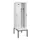locker met bank,voor scheiding van kleding,HxBxD 2120x600x815mm,2vak