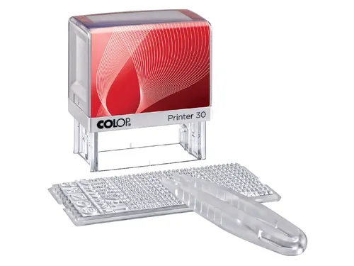 Tekststempel Colop Printer 30/1 5regels 47x18mm zwart