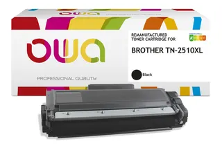 Toner OWA alternatief tbv Brother TN-2510XL zwart - 1