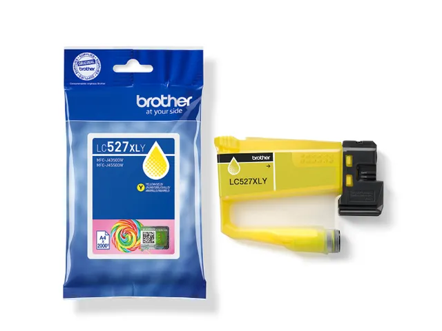 Inktcartridge Brother LC-527XLY HC geel 2000 pagina's