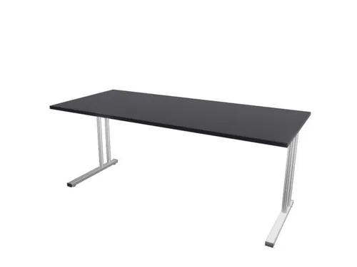 in hoogte verstelbaar bureau HxBxD 720-840x1800x800mm CC-zwart