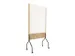 Tableau blanc Rocada Natural 100x120cm blanc mobile double face