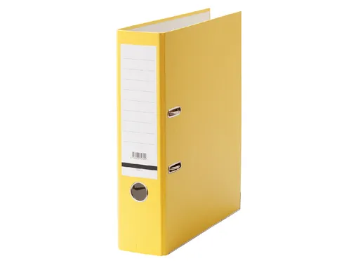 Ordner Qbasic A4 80mm karton geel