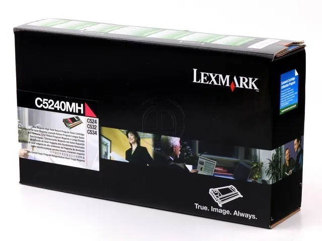 Tonercartridge Lexmark C 5240 mh Retourprogramma Magenta