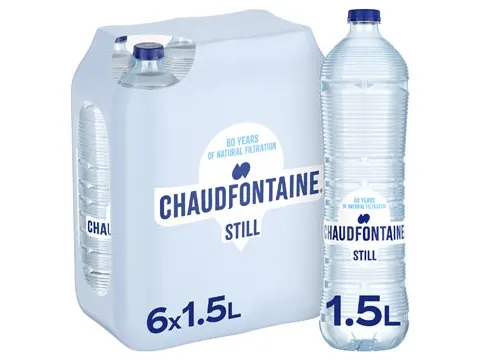 Sparkling water, 1,5 L fles, pak 6