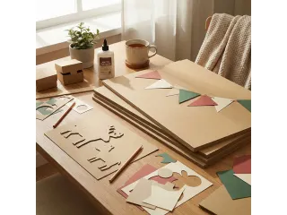 Fotokarton Kangaro kraft 50x70cm 230gr pak 25 vel - 6