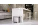 Afvalbak EKO EcoCasa Recycler pedaalemmer 15+15 liter RVS