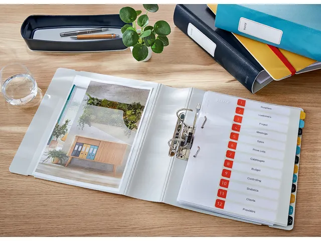 Ordner Leitz 1038 180° Active Cosy A4 82mm geel