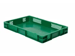 Euronorm-Stapelbak 14.5l H X L X B 75x600x400mm Groen