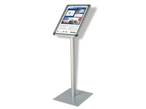 Infodisplay 1250mm Din A3 Staand Aluminium Aluminium Frame