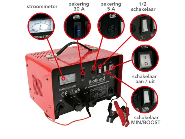 Chargeur Pour Batterie À Acide De Plomb - 12/24 V - Avec Fonction Boo