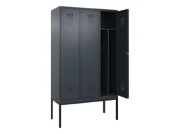 locker voor scheiding van kleding,HxBxD 2120x1200x500mm,3vak