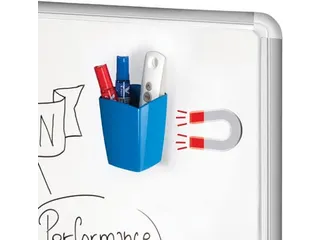 magnetisch pennenbakje Gloss Blue Ocean, blauw - 1