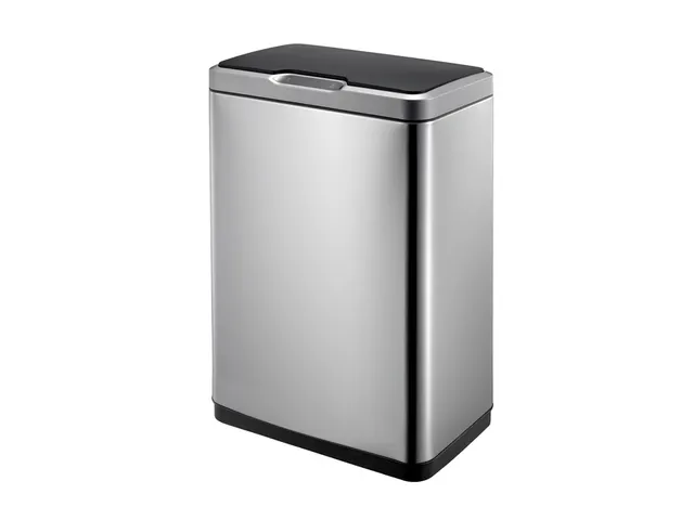 Afvalbak EKO Mirage Sensor 20+20 Liter mat RVS