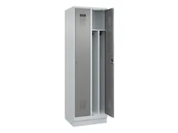 locker voor scheiding van kleding,HxBxD 1950x600x500mm,2vak