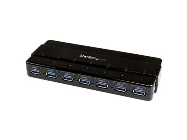 7 Port SuperSpeed USB 3.0 Hub w/ Adapter