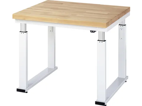 Werkbank elektrisch hoogte verstelbaar 740-1040x1000x900mm beukblad