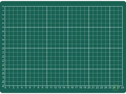 Snijmat A4 Groen 22x30cm
